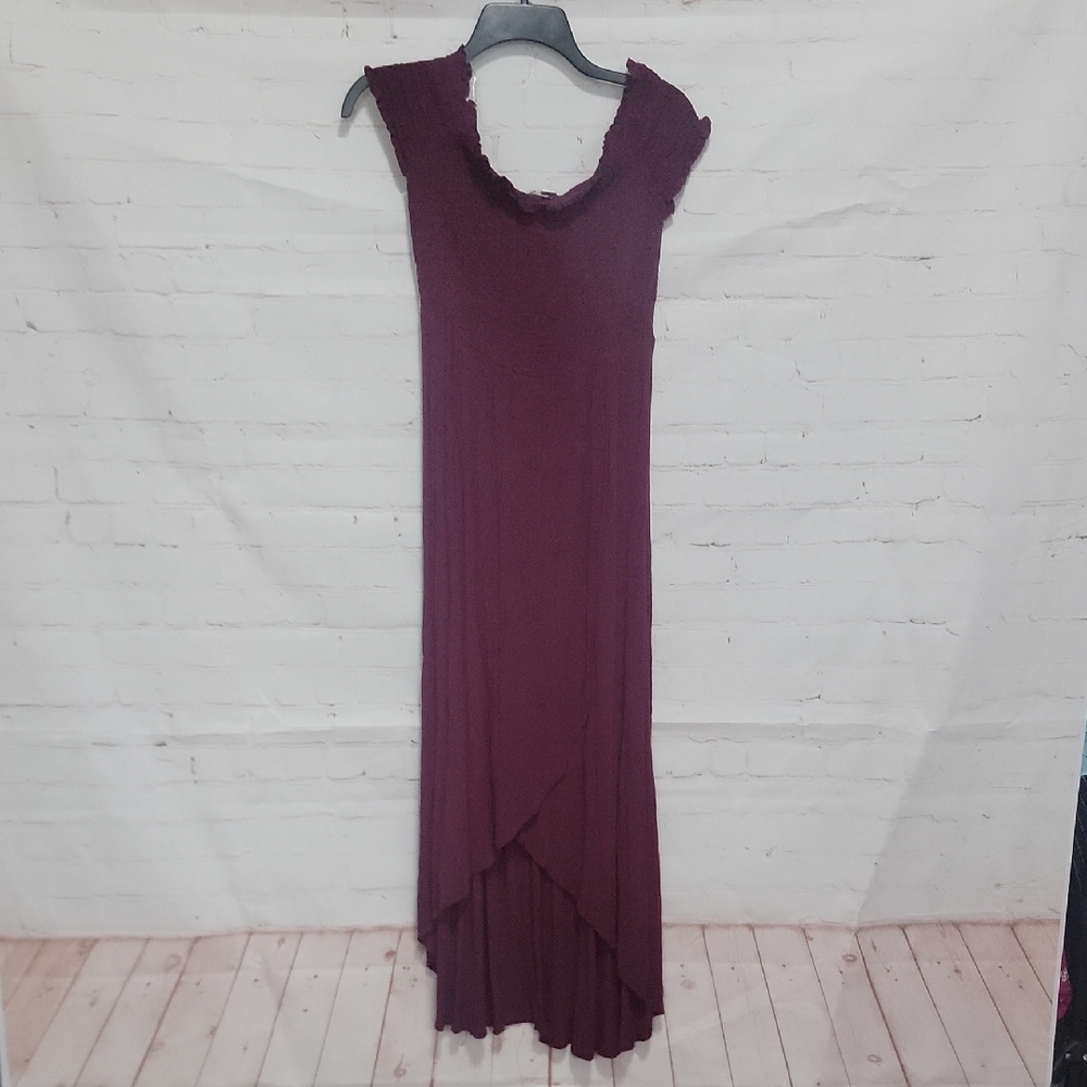 Arizona Jean Company Maroon High Low Dress